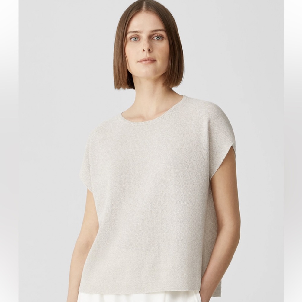 Eileen Fisher - Organic Linen Cotton Twist Square Top